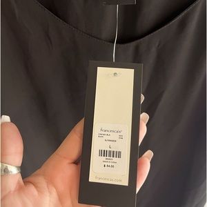 Francesca’s spaghetti strap dress. Super comfy and great for going out in!